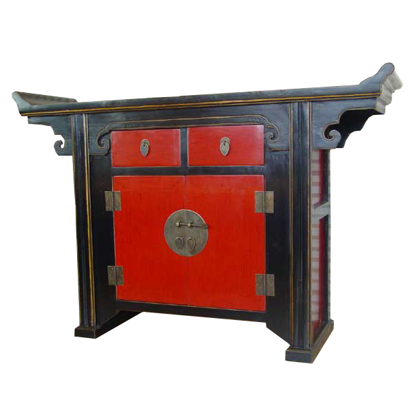Wing Cabinet Shanghai Black&Red USF 258